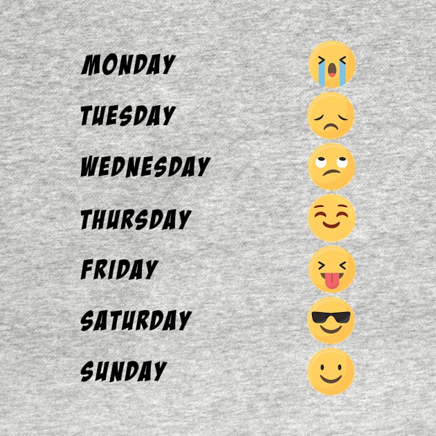 Emoji Days of the Week by Dieowl